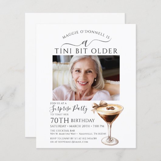 HAUSHALTSÜBERRASCHENDES PARTY Tini Bit Älterer Mar (Vorne/Hinten)