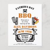 HAUSHALTSVatertag GRILLEN Party Einladung (Vorderseite)