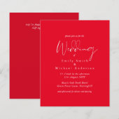 HAUSHALTSVERGNÜGEN Hochzeitfarben BLACK und RED (Vorne/Hinten)