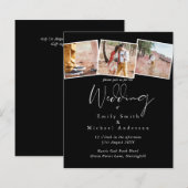 HAUSHALTSVERGNÜGEN Hochzeitfarben BLACK und RED (Vorne/Hinten)