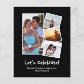 HAUSHALTSVerlobung 4 Foto Crawfish Einladung (Rückseite)