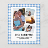 HAUSHALTSVerlobung 4 Foto Crawfish Einladung (Rückseite)