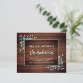 Haushaltsverschiebung Ankündigung rustikale Eukaly (Stehend Vorderseite)