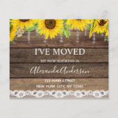 Haushaltsverschiebung Ankündigung Rustikale Sonnen Flyer (Vorne)