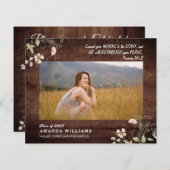 HAUSHALTSVERSE Christlicher Abschluss aus Holz (Vorne/Hinten)