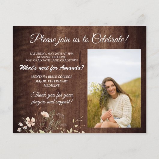 HAUSHALTSVERSE Christlicher Abschluss aus Holz (Rückseite)