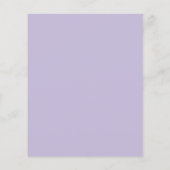 Haushaltsvoranschlag für die Kinderdusche Flyer (Hinten)