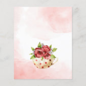 Haushaltsvorlage für Tee-Party Geburtstag (Rückseite)