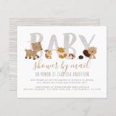 Haushaltswaage für neutrale Babydusche von Tieren (Vorne/Hinten)