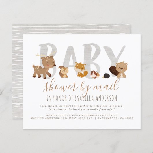 Haushaltswaage für neutrale Babydusche von Tieren (Vorne/Hinten)