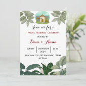 Haushaltswärmung Einladung (Stehend Vorderseite)