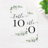 HAUSHALTSWedding Eukalyptus Kleine Tischnummer (Schreibtisch)