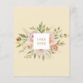 Haushaltsweiche Blume 50 Jahre Einladung (Rückseite)