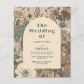 Haushaltsweiche gedämpfte Erden tönt Wildblumen Ho (Vorderseite)