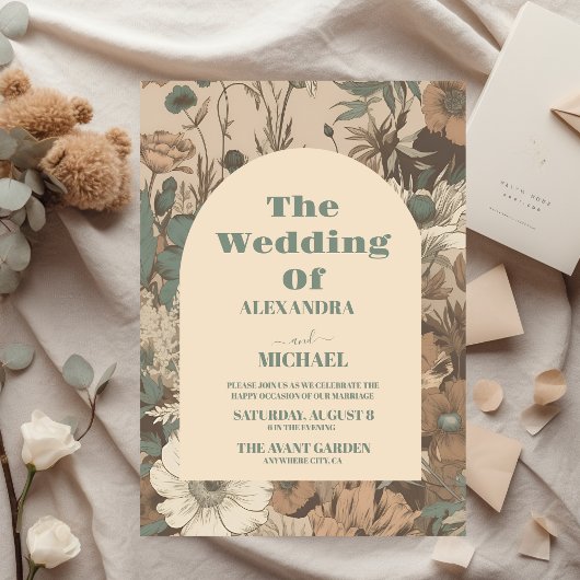 Haushaltsweiche gedämpfte Erden tönt Wildblumen Ho Flyer