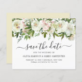 Haushaltsweiße Hochzeit im Herbst Save the Date (Vorne/Hinten)