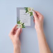 HAUSHALTSWEISSE ROSES Einladungen WEDING CHIC Flyer (Gruppe)