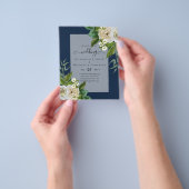 HAUSHALTSWEISSE ROSES Einladungen WEDING CHIC Flyer (Gruppe)