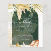 HAUSHALTSWheat Pampas Grass Wedding Flyer (Vorne)