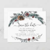 Haushaltswinterkiefer Save the Date (Vorne/Hinten)