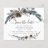 Haushaltswinterkiefer Save the Date (Vorderseite)