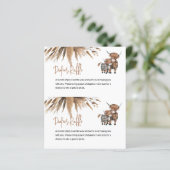 Haushaltswürfel Raffel Kuh Farm Card Center Cut (Stehend Vorderseite)