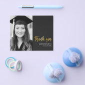 HAUSHALTSZEICHEN Modernes Foto Vielen Dank Flyer (Einzeln)