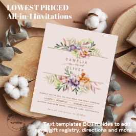 HAUSHALTSZEITBLUTENDE EINLADUNG QR-Code UAWG F Flyer