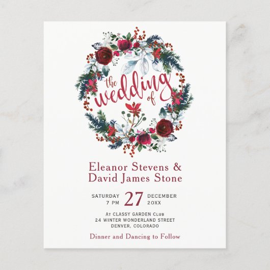 HAUSHALTSZEITUNG (Vorderseite)