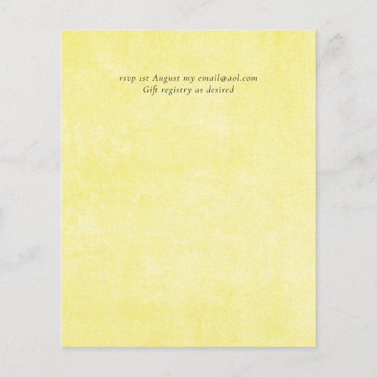 HAUSHALTSZEITUNG (Rückseite)