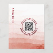 HAUSHALTSzweig Japandi Hochzeitseinladung (Rückseite)