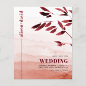 HAUSHALTSzweig Japandi Hochzeitseinladung (Vorderseite)