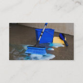 Haushaltung hält Visitenkarte instand (Rückseite)