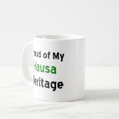 hausische Kaffeekaffee-Tasse Kaffeetasse (Vorderseite Links)