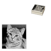 Hauskatze Hund benutzerdefiniertes Foto Gummistempel (Stempel)