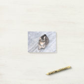 Hauskatze Post-it Klebezettel (Auf Schreibtisch)