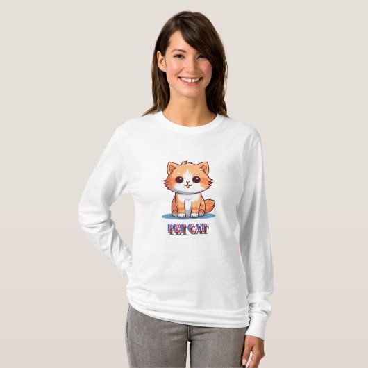 Hauskatze T-Shirt (Vorne ganz)