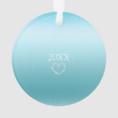 Hauskatze Weihnachtsgebäck Ornament (Rückseite)