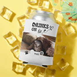 Hauskatzen Name Benutzerdefiniertes Foto Funny Dosenkühler