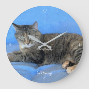 Hauskatzen warmes Liebe Großuhr Große Wanduhr