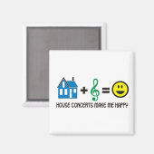 Hauskonzerte Magnet (Vorderseite/Rückseite)