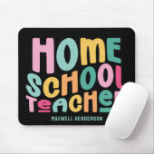Hauslehrer Farbiger Text Mousepad (Mit Mouse)
