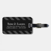 häuslich gepäckanhänger (Rückseite horizontal)