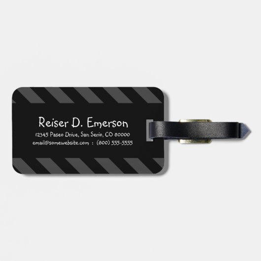 häuslich gepäckanhänger (Rückseite horizontal)