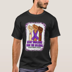 Häusliche Gewalt Aufhören Mit Gewalt Schweigen Bee T-Shirt