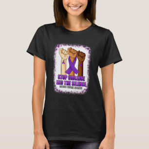 Häusliche Gewalt Aufhören Mit Gewalt Schweigen Bee T-Shirt