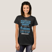 häusliche Gewalt T-Shirt (Vorne ganz)
