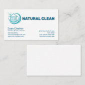 Häusliche Unterbringung Janitorial Reinigung Visitenkarte (Vorne/Hinten)