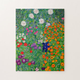Häuslicher Garten Gustav Klimt Puzzle