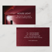 Hauslichtstromkarte Visitenkarte (Vorne/Hinten)